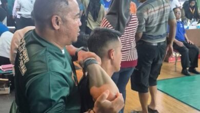 Tim Terapis Kalsel Sigap Berikan Penanganan Atlet korpri Kalsel di Ajang Pornas XVII 2025 Palembang 