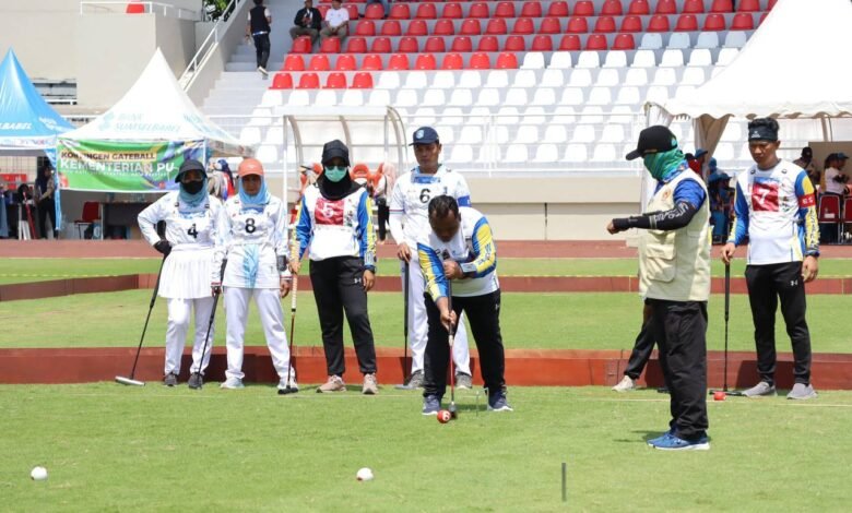 Gateball Korpri Kalsel Sumbang Medali Pertama Pornas XVII Pelembang