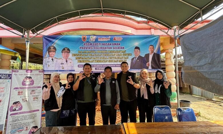 RSGM Gusti Hasan Aman Gelar Bakti Sosial Penyuluhan dan Pemeriksaan Gigi di Tanah Bumbu