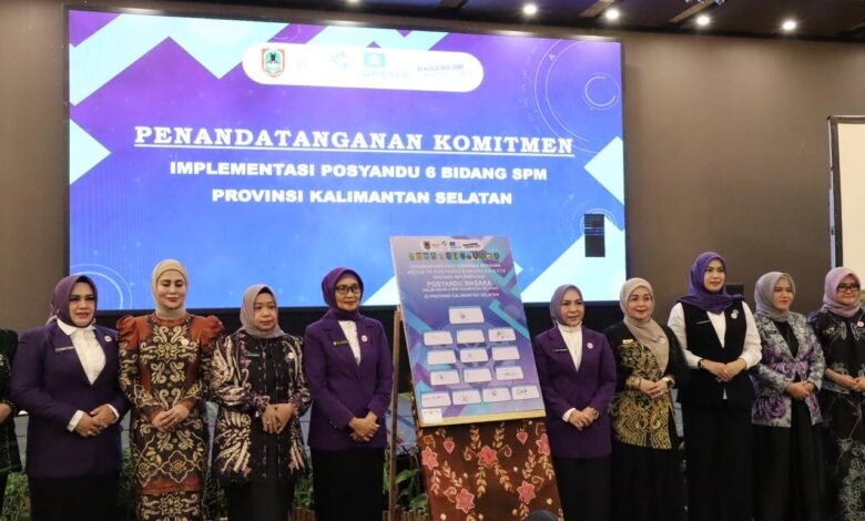 Perkuat Layanan Dasar, Pemprov Kalsel Gelar Sosialisasi Posyandu 6 Bidang SPM