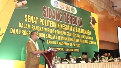 Gubernur Kalsel Ajak Wisudawan Politeknik Kesdam VI/Banjarmasin Jadi Garda Terdepan Pelayanan Kesehatan