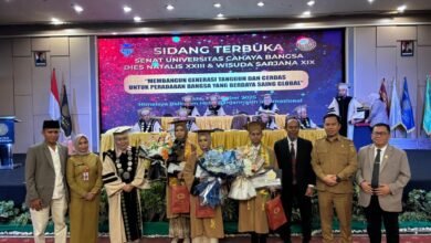 Wisuda Ke-19, Universitas Cahaya Bangsa Luluskan 294 Wisudawan