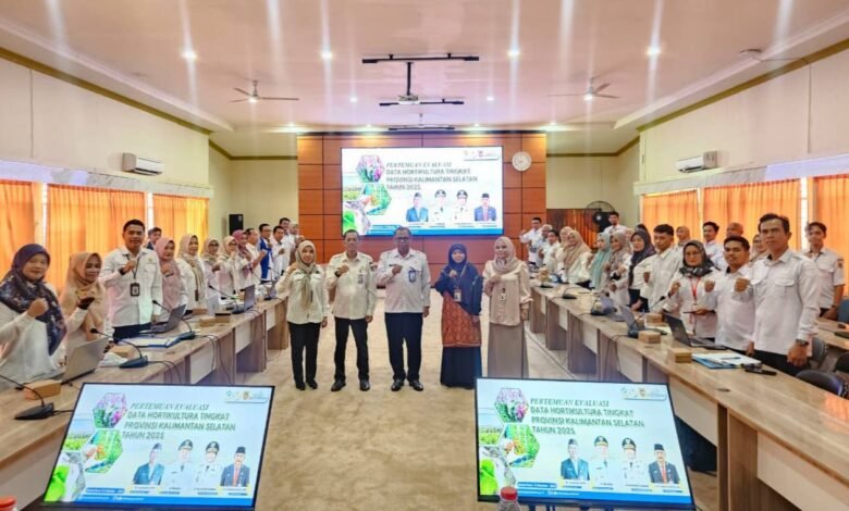 Dorong Ketahanan Pangan Berbasis Data Akurat, Pemprov Kalsel Gelar Evaluasi Hortikultura 2025
