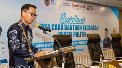 Bakesbangpol Kalsel Gelar Sosialisasi Tata Cara Bantuan Keuangan Partai Politik