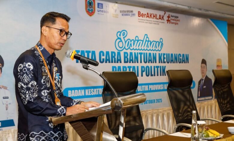Bakesbangpol Kalsel Gelar Sosialisasi Tata Cara Bantuan Keuangan Partai Politik