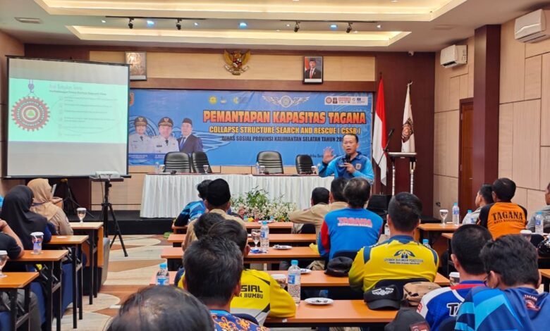 Program CSSR Dinsos Kalsel, Hadirkan Praktisi Kebencanaan Kemensos RI