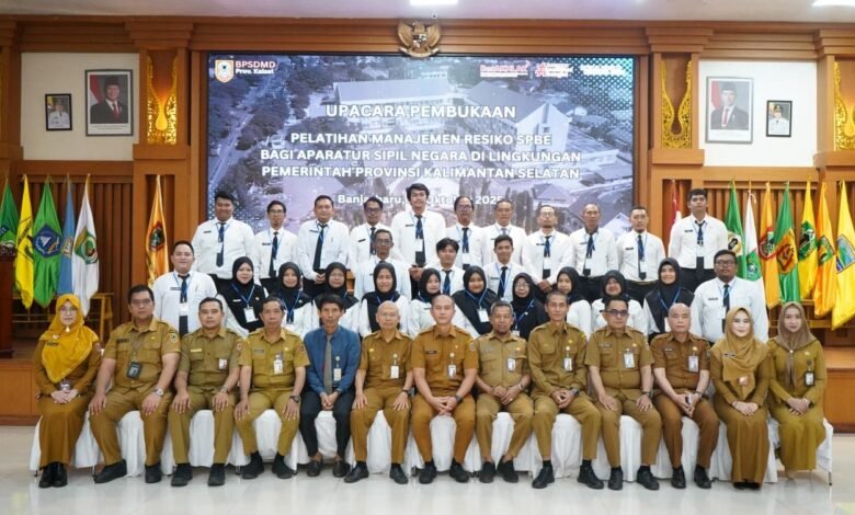 BPSDMD Kalsel Selenggarakan Pelatihan Manajemen Risiko SPBE, Dorong Penguatan Tata Kelola Pemerintahan Digital