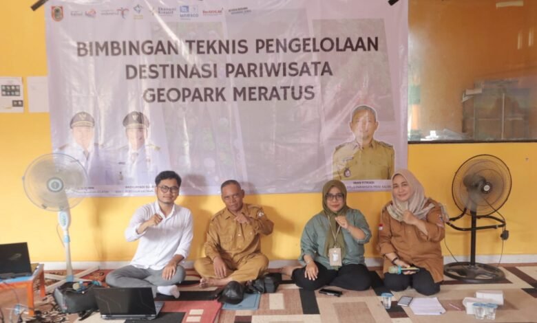 Dispar Kalsel Gelar Bimtek Pengelolaan Destinasi Wisata Geopark Meratus di Pulau Curiak