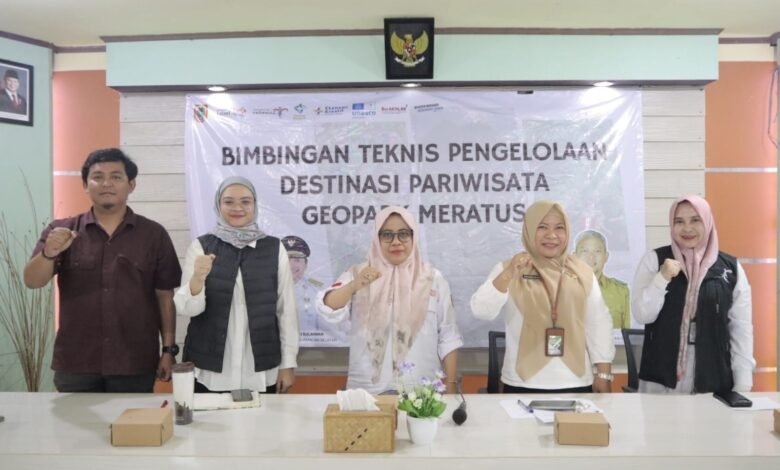 Dispar Kalsel Tingkatkan Kapasitas Pokdarwis Kampung Purun dalam Pengelolaan Geopark Meratus