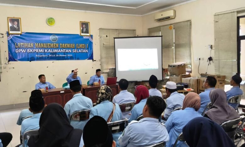 BKPRMI Kalsel Gelar Latihan Manajemen Dakwah, Cetak Kader Muda Qurani dan Berkarakter