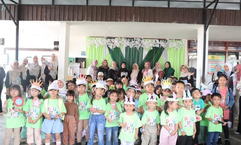 Rayakan HUT Ke-12, PAUD Citra Indonesia Gelar Family Fun Walk