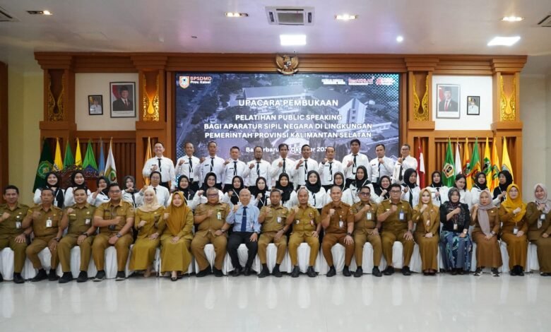 Pelatihan Public Speaking, BPSDMD Kalsel Tingkatkan Kompetensi dan Profesionalisme ASN