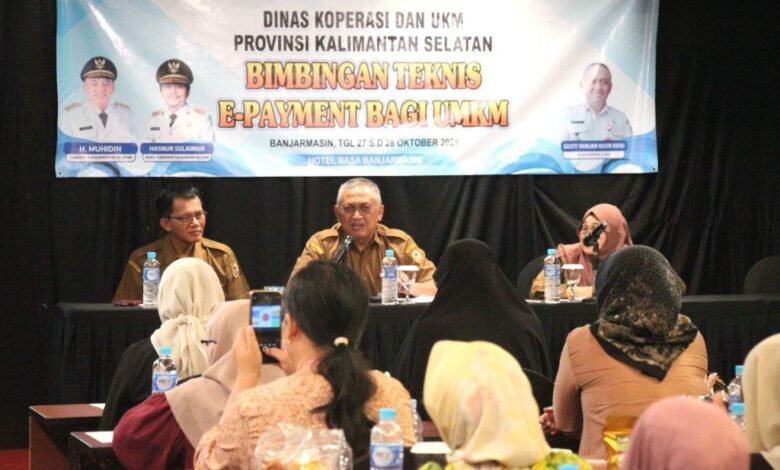 Dinas Koperasi dan UKM Kalsel Inginkan UMKM Kuasai Transaksi Digital Melalui Bimtek E-Payment