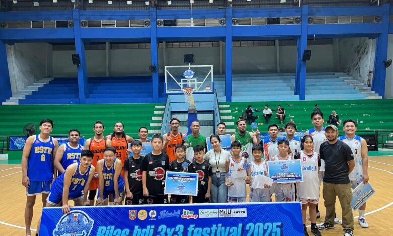 Ratusan Pebasket Ramaikan Festival 3×3 Bilas.bdj 2025 di Banjarmasin