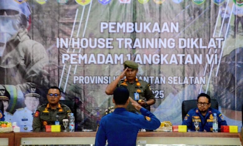 Satpol PP dan Damkar Kalsel Cetak Aparatur Pemadam yang Andal dan Siap Hadapi Situasi Darurat