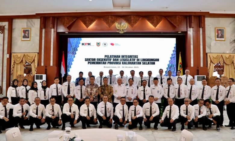Wujudkan Pemerintahan Bersih dan Berintegritas, Pemprov Kalsel dan DPRD Ikuti Pelatihan Integritas dari KPK