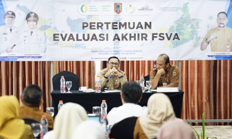 Pertemuan FSVA 2025, Pemprov Kalsel Perkuat Komitmen Ketahanan Pangan Daerah
