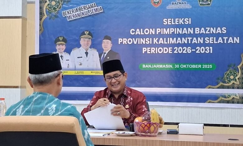 Seleksi Tahap Wawancara Calon Pimpinan Baznas Kalsel di Kanwil Kemenag