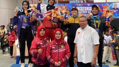 Wushu Banjarmasin Tampil Gemilang di Porprov XII Kalsel, Sapu 14 Medali