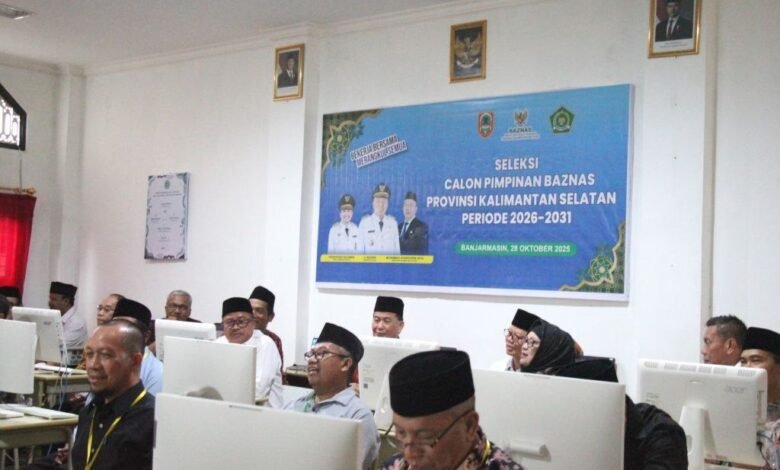 Sepuluh Peserta Seleksi Calon Pimpinan Baznas Kalsel Lolos Verifikasi dan Validasi