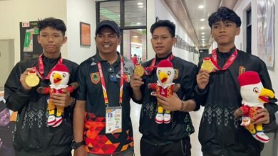 Cabor Menembak Persembahkan Medali Emas Pertama untuk Kalsel di POPNAS XVII