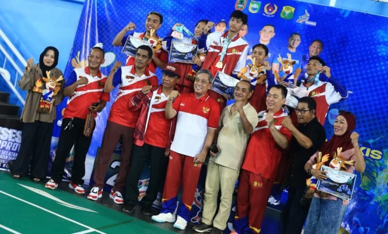 Bulutangkis Banjarmasin Sumbang Lima Medali di Porprov XII Kalsel 2025