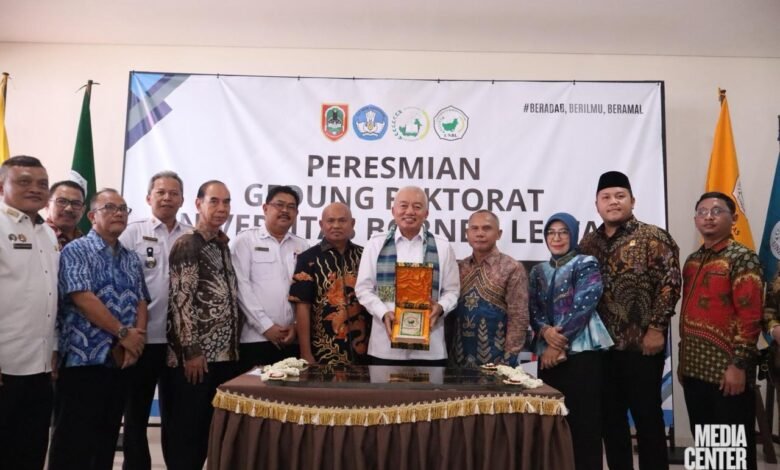 Gubernur Kalsel Resmikan Gedung Baru Rektorat Universitas Borneo Lestari