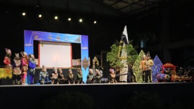 Kolaborasi Wayang Gung dan Wayang Banjar Meriahkan Hari Wayang Nasional di Taman Budaya Kalsel