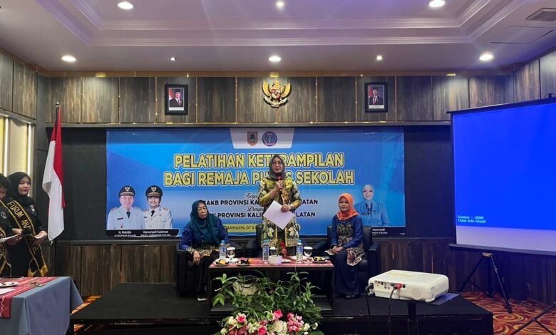 DPPPAKB Kalsel Berikan Pelatihan Keterampilan bagi Remaja Putus Sekolah