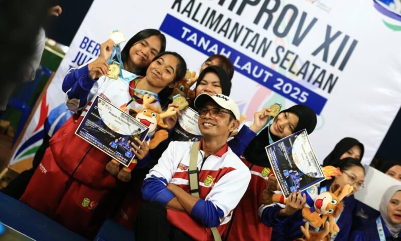 Sapu Bersih Medali, Tenis Meja Banjarmasin Juara Umum Porprov Kalsel 2025