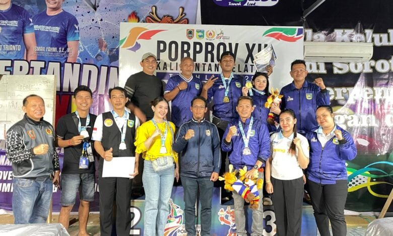 Raih 9 Emas, Biliar Tanah Laut Sabet Juara Umum Porprov Kalsel 2025
