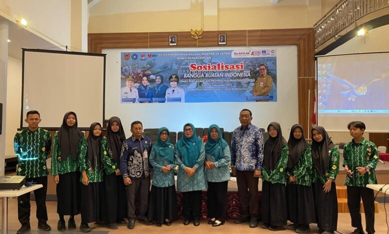 Dorong Penggunaan Produk Dalam Negeri, Disdag Kalsel Gelar Sosialisasi Bangga Buatan Indonesia