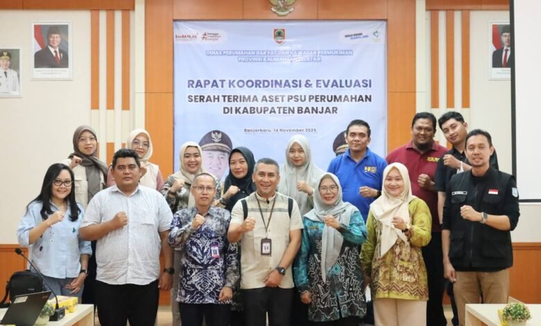 Pemprov Kalsel Percepat Serah Terima PSU Perumahan, Disperkim Gelar Rapat Koordinasi