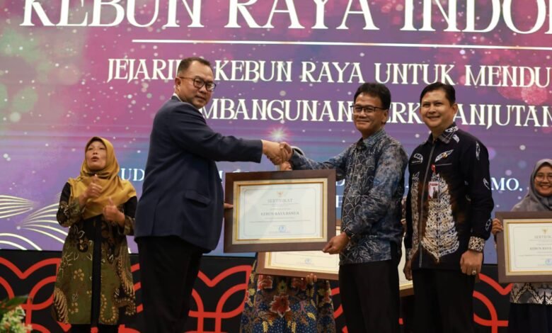 Kebun Raya Banua Raih Predikat Terbaik I Nasional dalam Pengelolaan dan Pembangunan Kebun Raya
