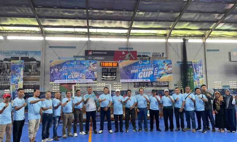 16 Tim Wartawan Adu Gengsi di PWI Adaro Cup 2025, Jadi Ajang Pemanasan Menuju Porwanas