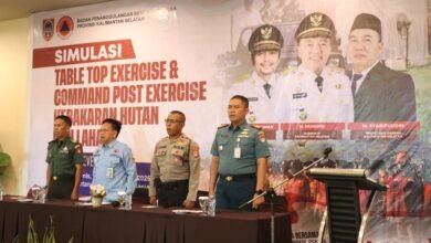 Cegah Karhutla, BPBD Kalsel Latih Sinergi Lintas Instansi Lewat Simulasi TTX dan CPX