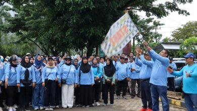 RSUD Ulin Banjarmasin Gelar Jalan Sehat Semarakkan HKN ke-61, Libatkan Ratusan Pegawai