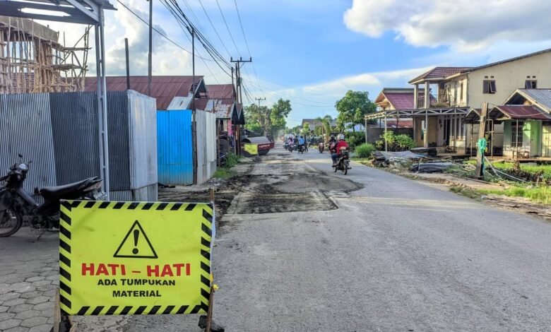 Sambut Nataru dan 5 Rajab, Pemprov Kalsel Rehabilitasi Ruas Jalan Martapura Lama