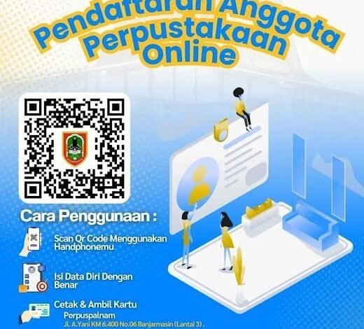 Perpustakaan Kalsel Hadirkan Layanan Registrasi Digital untuk Permudah Akses Masyarakat