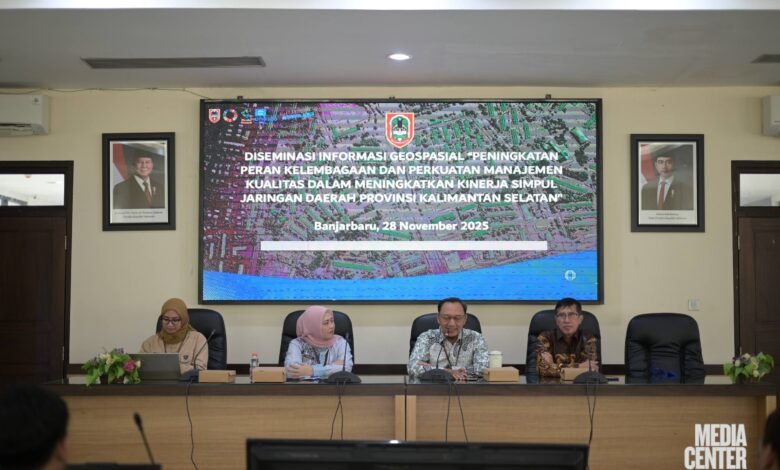 Bappeda Kalsel Gelar Diseminasi Informasi Geospasial untuk Perkuat Kinerja Simpul Jaringan Daerah