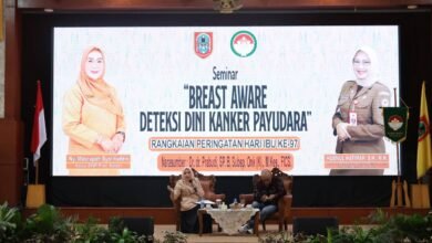 Rangkaian Hari Ibu, DPPPAKB Kalsel Berkolaborasi Dengan DWP Kalsel Gelar Seminar Deteksi Dini Kanker Payudara
