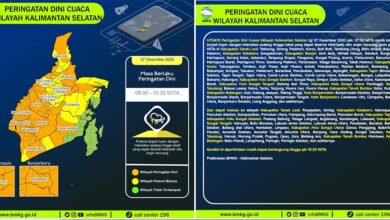 Kalsel Siaga Cuaca Ekstrem, BPBD Perkuat Kesiapsiagaan Hadapi Potensi Banjir