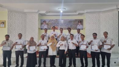 Disbunnak Kalsel Perkuat Budaya Kerja Dengan Penandatanganan Perjanjian Kinerja dan Pakta Integritas