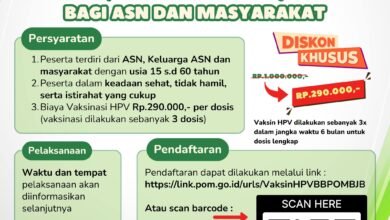 BBPOM di Banjarbaru Bersama KORPRI dan DWP Gelar Program Sejuta Vaksin HPV