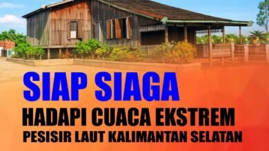 BPBD Kalsel Imbau Warga Pesisir Siaga Hadapi Cuaca Ekstrem