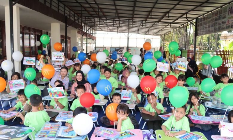Stimulasi Kreativitas Motorik Sejak Usia Dini, PAUD Citra Indonesia Bersama McDonald’s Gelar Activity Mewarnai Goes to School