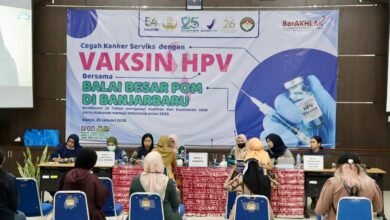 Dukung Pencegahan Kanker Serviks, 298 Peserta Ikuti Vaksin HPV di BBPOM Banjarbaru