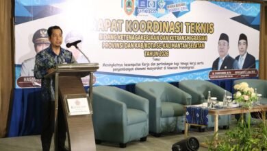 Rakornis Ketenagakerjaan dan Ketransmigrasian 2026, Dorong Sinergi Perluasan Kesempatan Kerja di Kalsel