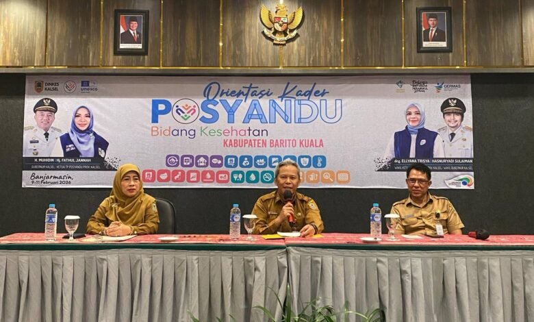 Dinkes Kalsel Perkuat Kapasitas Kader Sebagai Ujung Tombak Pelayanan Kesehatan di Tingkat Desa dan Kelurahan