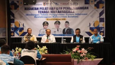 Dispora Kalsel Kembangkan Sistem Informasi Keolahragaan, Perkuat Basis Data Atlet dan Cabor
